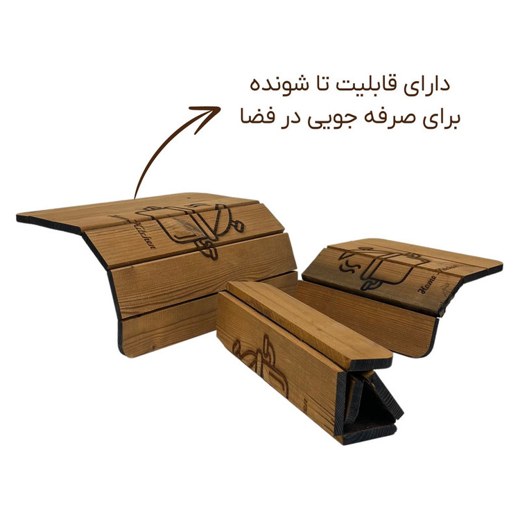 زیر قابلمه ای مدل تاشو کد ZQ06 مجموعه 3 عددی
