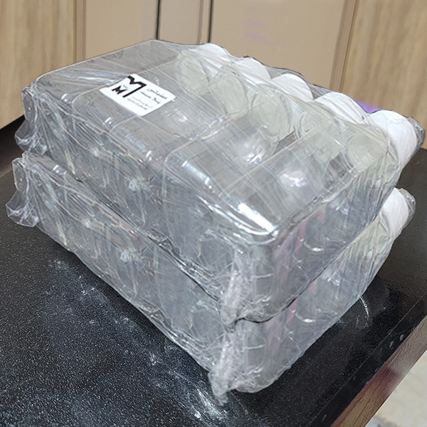 بطری مینیاتور پلاست مدل دارویی-روغنی کد P01-10 بسته 10 عددی