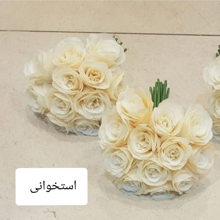 گل مصنوعی رز هلندی، 12 گل درشت، مدل PALIZ_1060، مناسب گلدان متوسط، شاخهای جداشونده، پارچه قابل شستشو، ابعاد 26×25×35 سانتیمتر، وزن 400 گرم