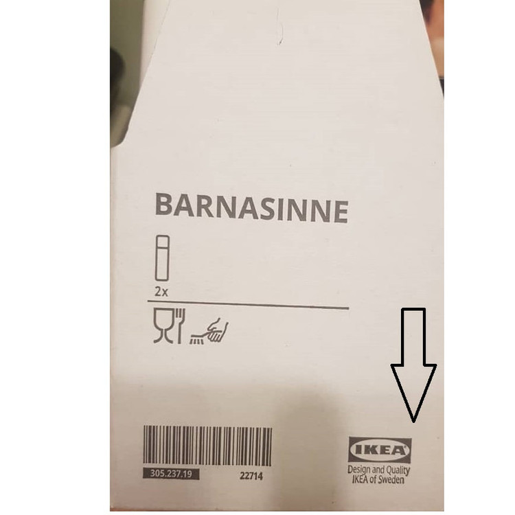 فلفل ساب ونمک ساب ایکیا مدل BARNASINNEکد3719