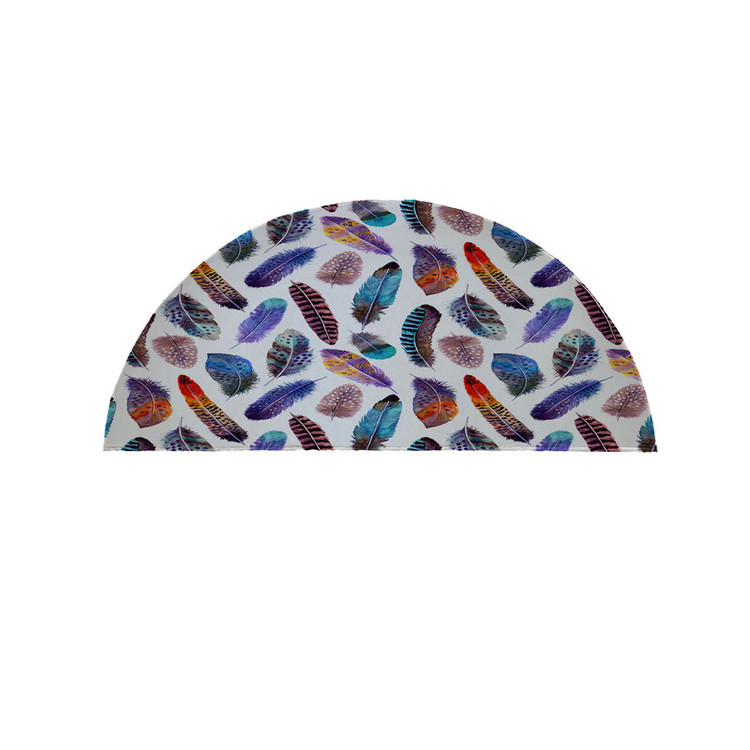 پادری مدل نیم دایره طرح برگ کد 9263 سایز 90×45 سانتی متر
