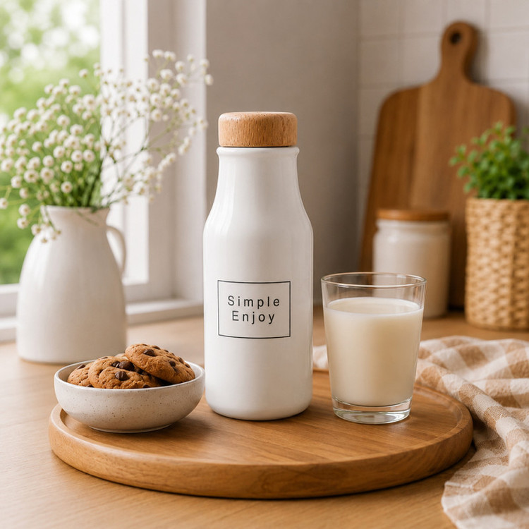 بطری شیر مدل Simple Enjoy ظرفیت 0.5 لیتر