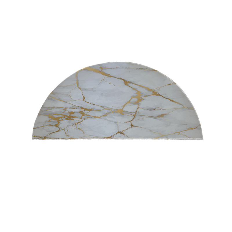 پادری مدل نیم دایره طرح سنگ کد 8590 سایز 90×45 سانتی متر