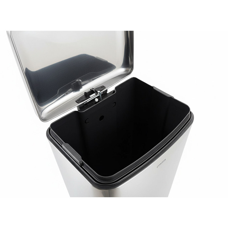 سطل زباله پدالی دلفین مدل ss-L40-3040 گنجایش 40 لیتر