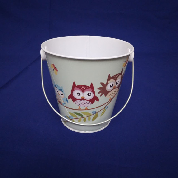 سطل زباله مدل سطلی طرح جغد کد 04 گنجایش 1 لیتر