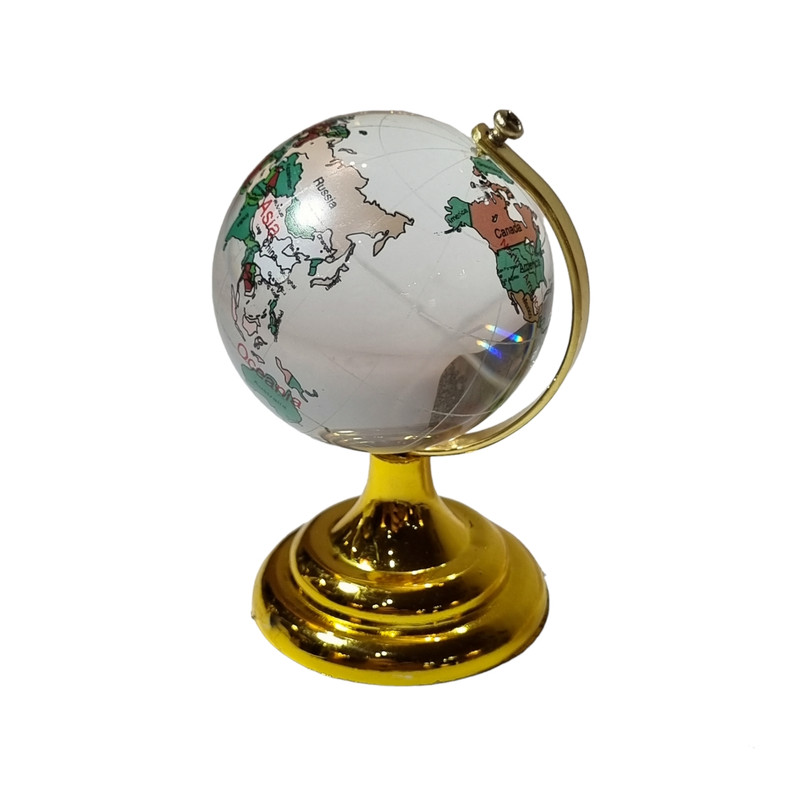 دکوری مدل کره زمین کریستال