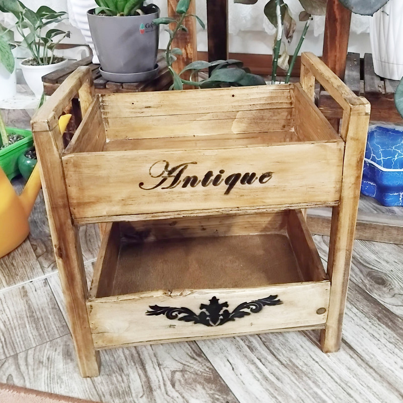 سبد سیب زمینی پیاز مدل Antique کد 1403