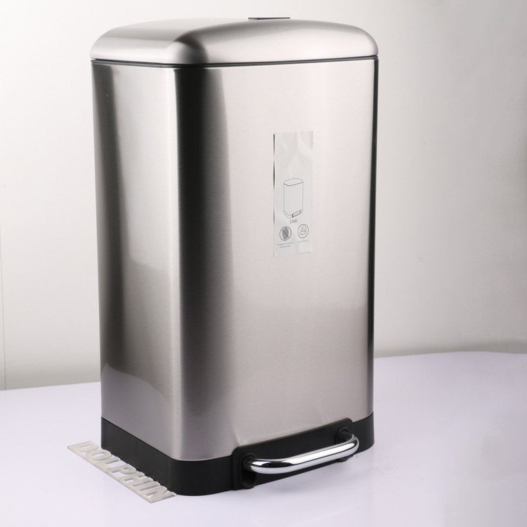 سطل زباله پدالی دلفین مدل Pr-20ltr-ss