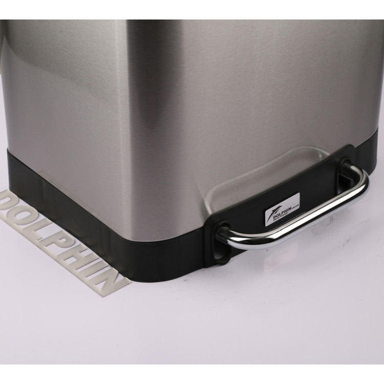 سطل زباله پدالی دلفین مدل Pr-20ltr-ss