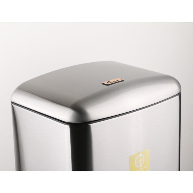 سطل زباله پدالی دلفین مدل Pr-20ltr-ss