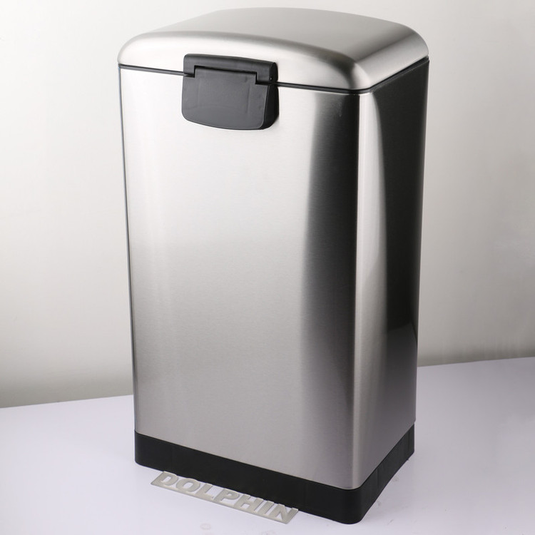 سطل زباله پدالی دلفین مدل Pr-20ltr-ss