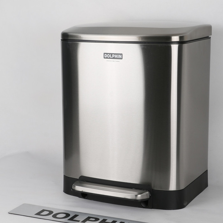 سطل زباله پدالی دلفین مدل 20 لیتر کد Ev-240