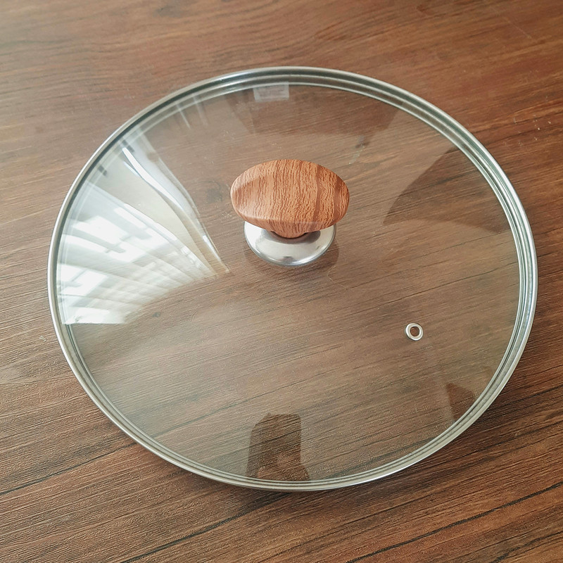 درب قابلمه و تابه طرح چوب سایز 16