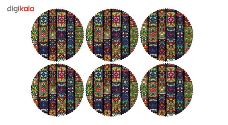 زیر بشقابی کد U2-42075 ست 6 عددی