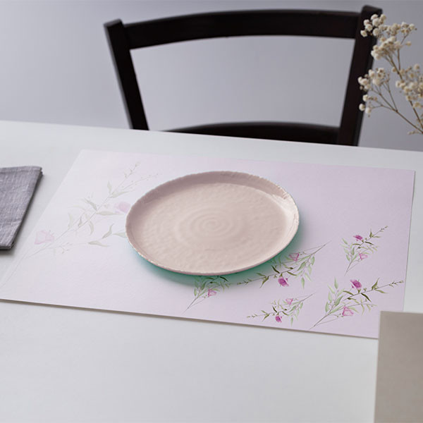 زیربشقابی مدل گلدار کد F3ZI1039 مجموعه 4 عددی