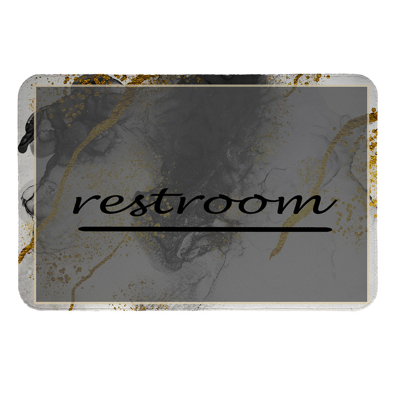 پادری  طرح Restroom کد 8696 سایز 50 × 70 سانتی متر