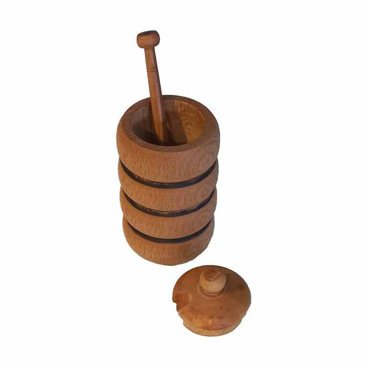 ظرف عسل خوری گوراب چوب مدل چوبی کد AL4001