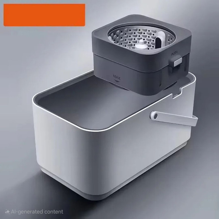 ست سطل و زمین شوی چرخشی دبلیو اِس مدل الگانت کد D7