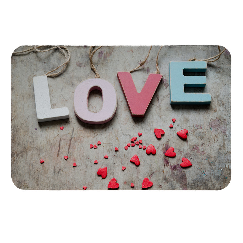 پادری طرح LOVE کد 6238 سایز 50 × 70 سانتی متر