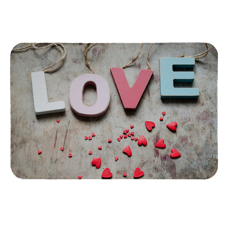 پادری طرح LOVE کد 6238 سایز 50 × 70 سانتی متر