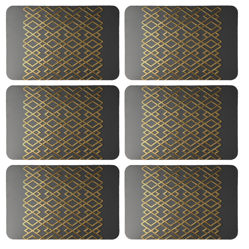 زیربشقابی طرح کلاسیک کد 8863 بسته 6 عددی