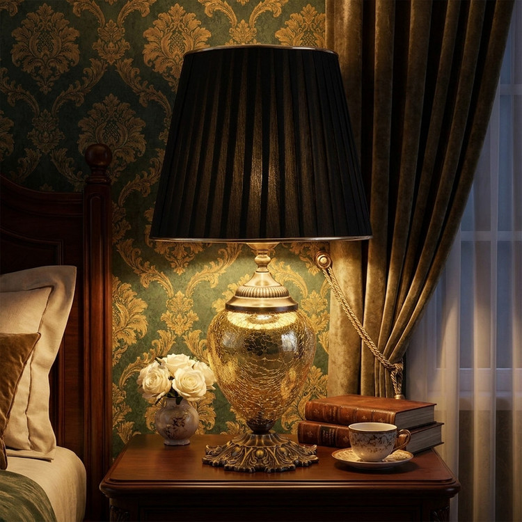 آباژور رومیزی نورهام مدل NHM-CHRGLD-15