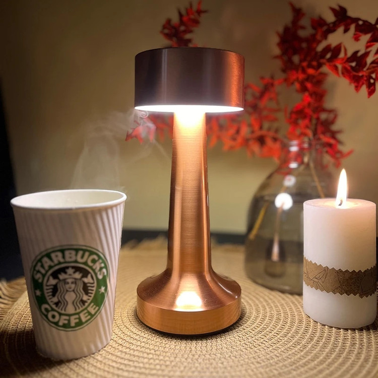 آباژور رومیزی طرح چتری شارژی