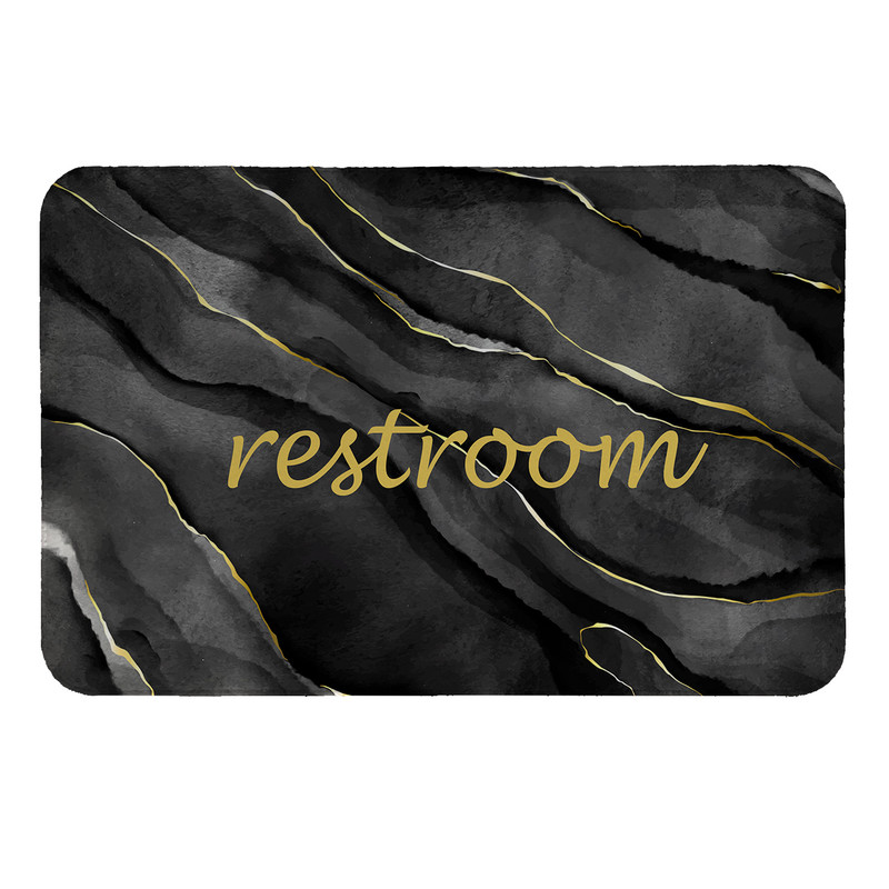 پادری  طرح Restroom کد 8755 سایز 50 × 70 سانتی متر