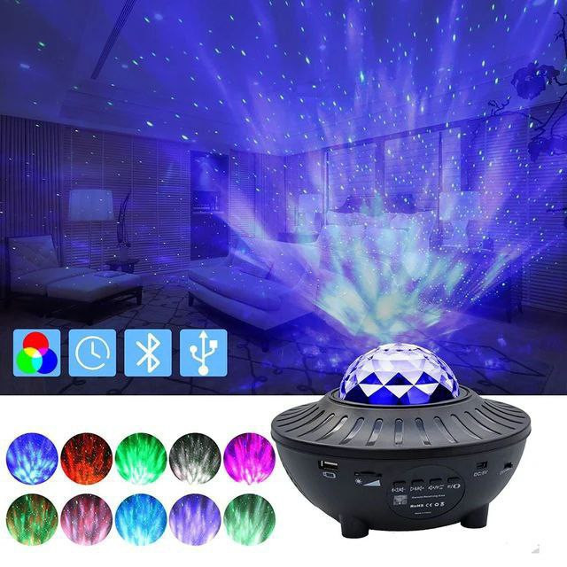 چراغ خواب مدل GALAXY LIGHT اسپیکردار