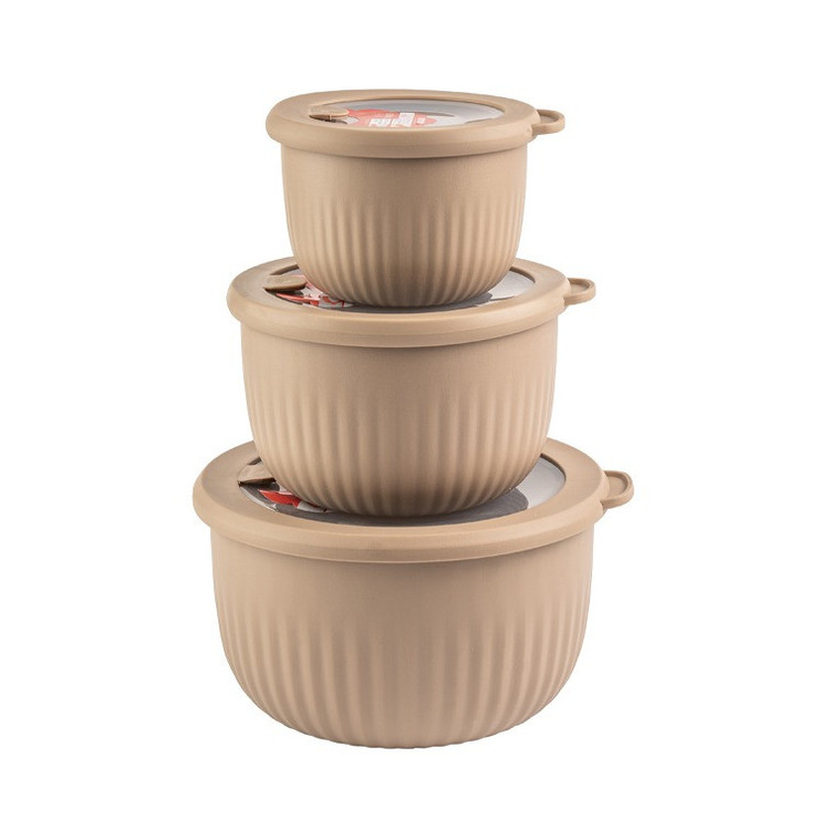 کاسه لیمون مدل درب دار کد HS2223 مجموعه 3 عددی