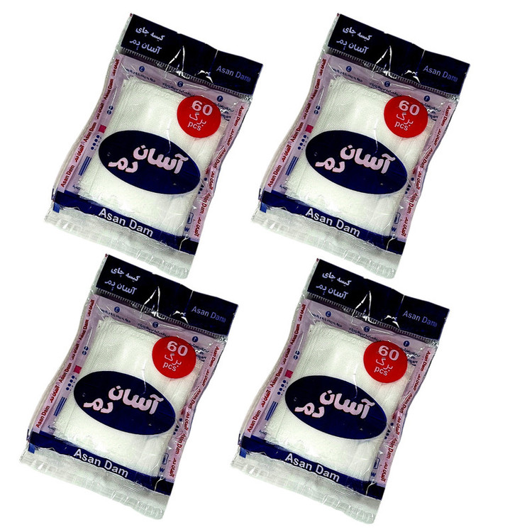 فیلتر چای آسان دم مدل اقتصادی چهار بسته 60 عددی