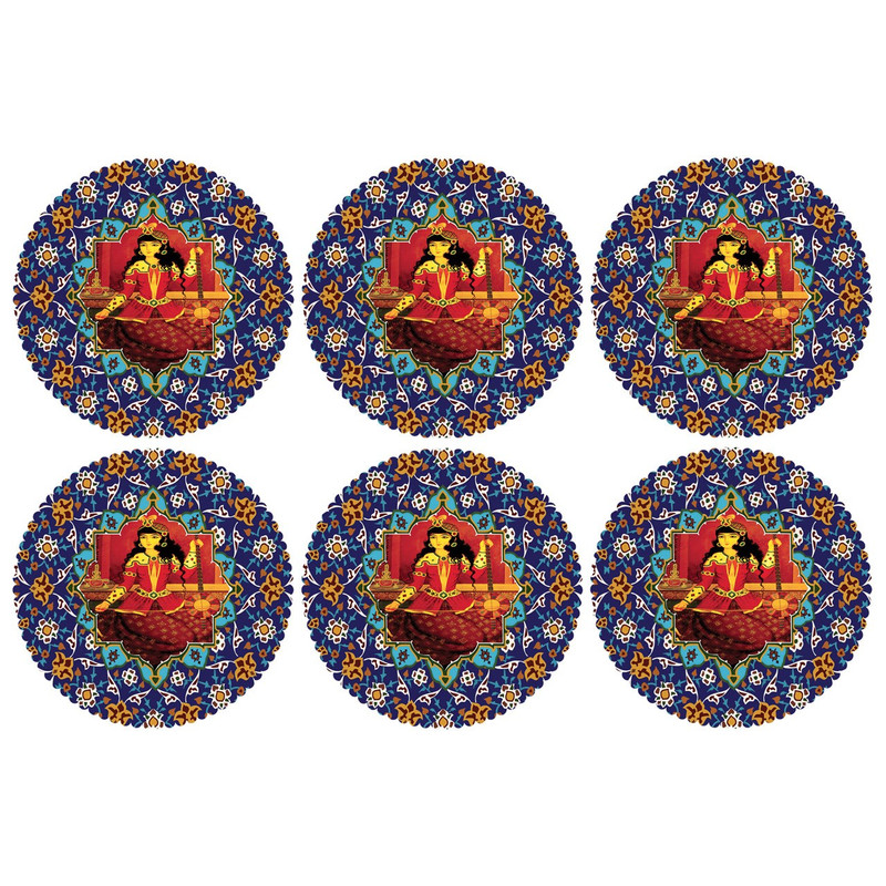 زیر لیوانی کد C2-42134 ست 6 عددی
