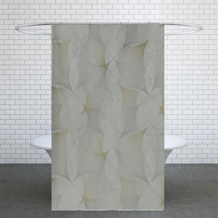 پرده حمام مدل PHF سایز 180x200 سانتی متر