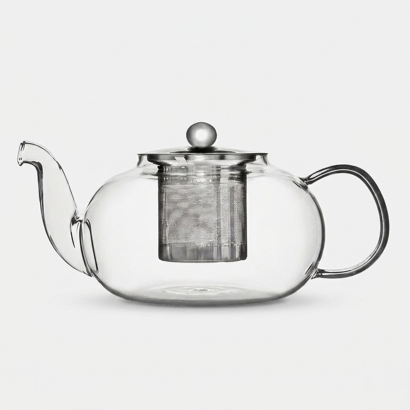 قوری مدل شیشه ای کد 1000ML