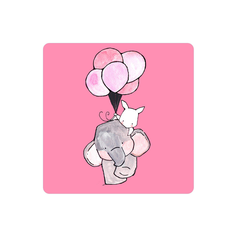 زیر لیوانی طرح فیل مدل MC1209