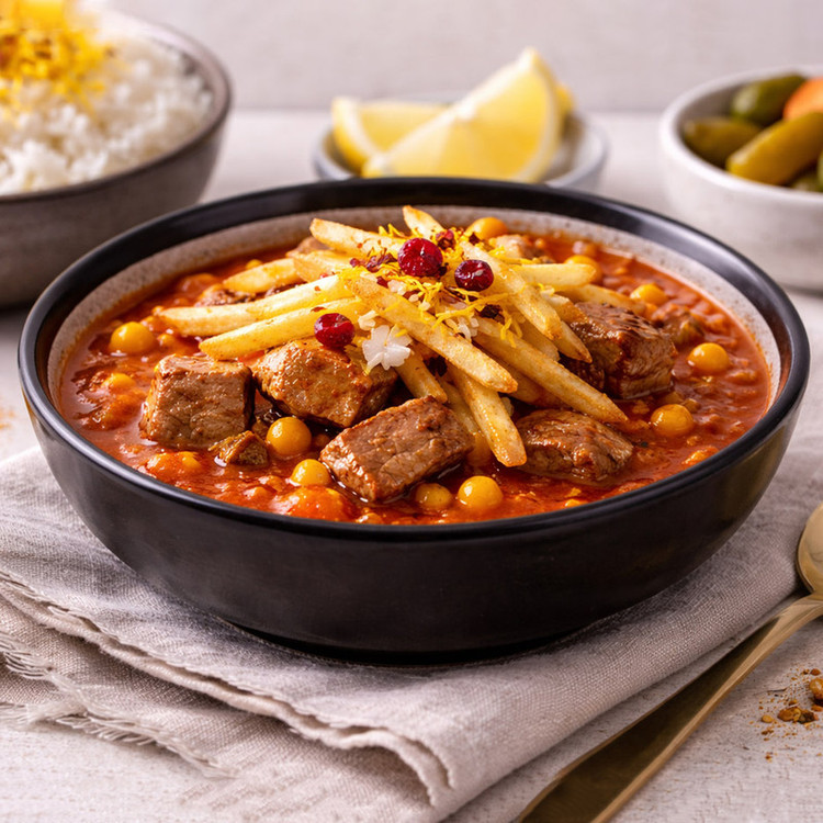 بشقاب خورشت خوری دنی هوم مدل T16-03 مجموعه شش عددی