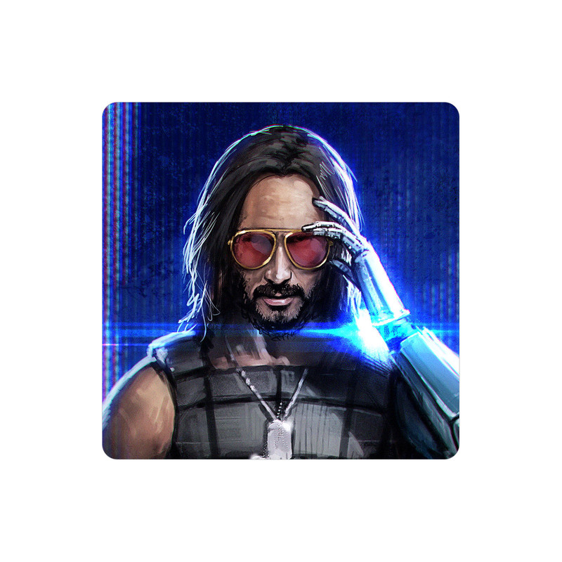 زیر لیوانی طرح Cyberpunk مدل MC1394