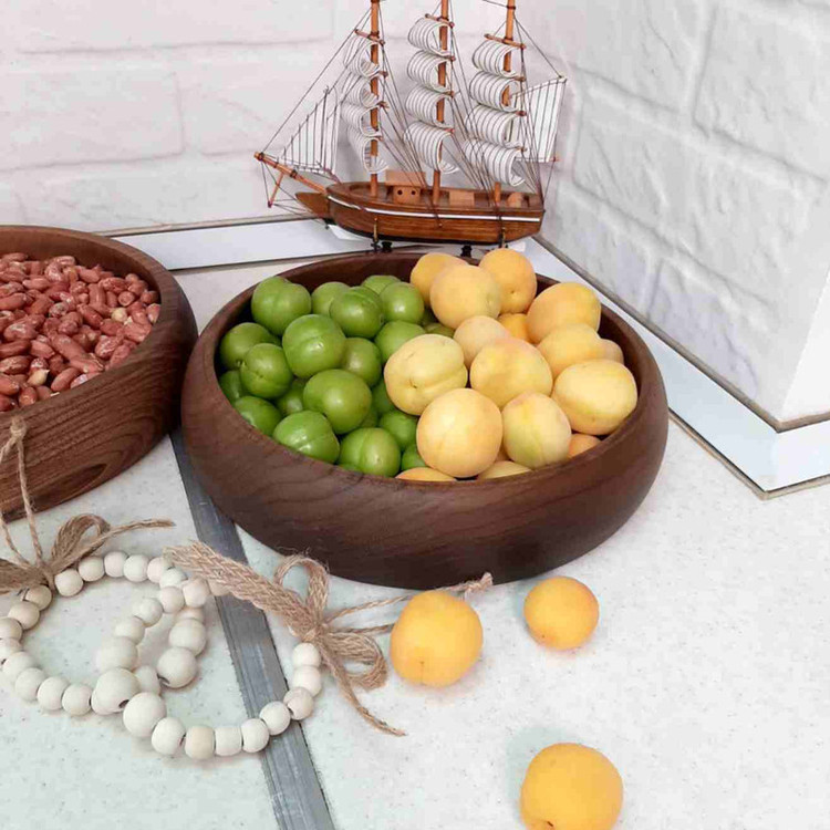کاسه مدل چوبی طرح خمرهای کد ۲۵