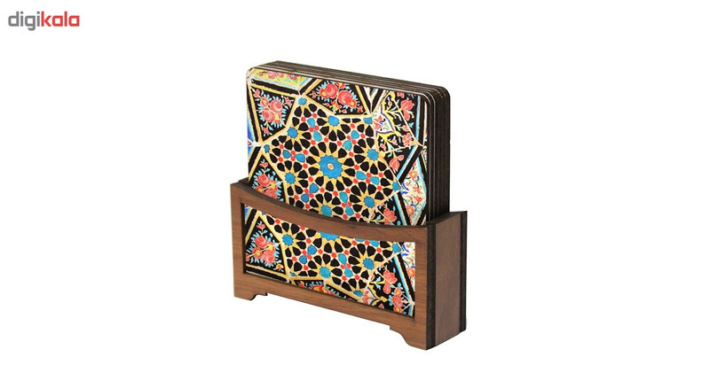 زیر لیوانی تهران جی اف ایکس مدل ZL3206 بسته 6 عددی