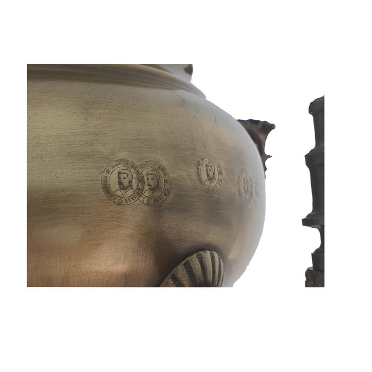 سماور زغالی عبدی مدل ماهور گنجایش 6 لیتر