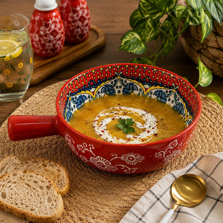کاسه طرح سنتی ایزنیک مدل بهار