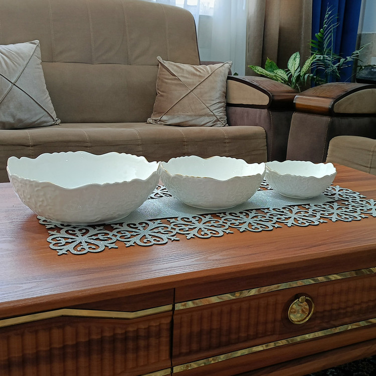 کاسه مدل دایره مجموعه 3 عددی