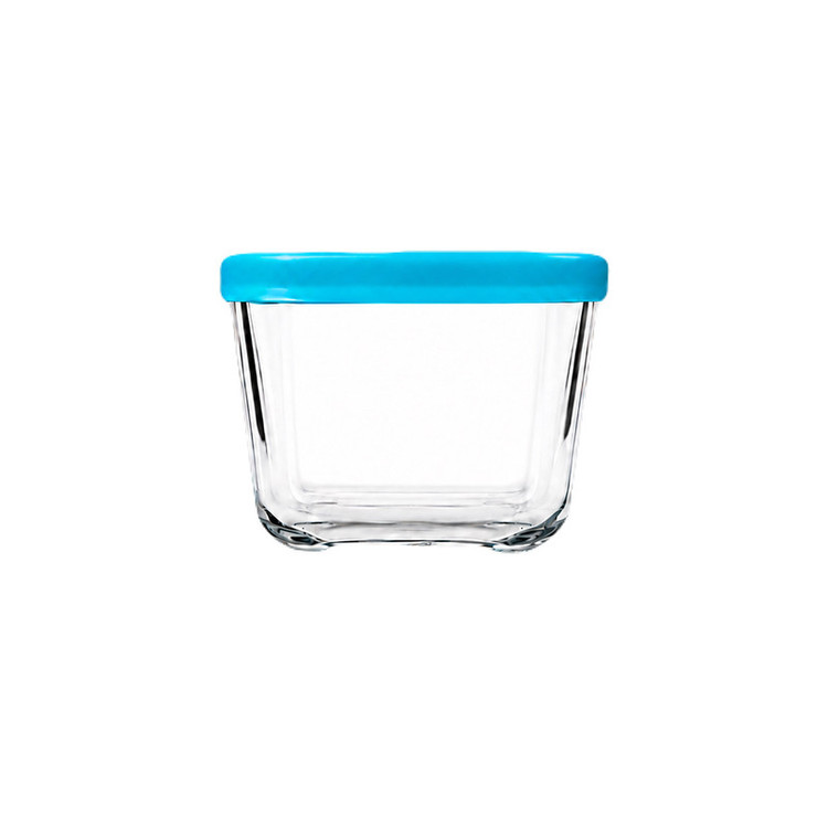 ظرف نگهدارنده با بدنه شیشه ای کاوه کد 08 مناسب برای قرار دادن در یخچال و فریزر مجموعه ۲ عددی