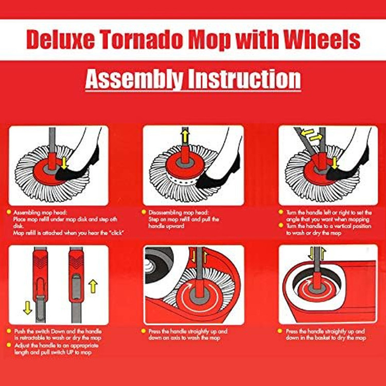 زمین شوی چرخشی لیائو پرفکت لایف مدل TORNADO کد T130029