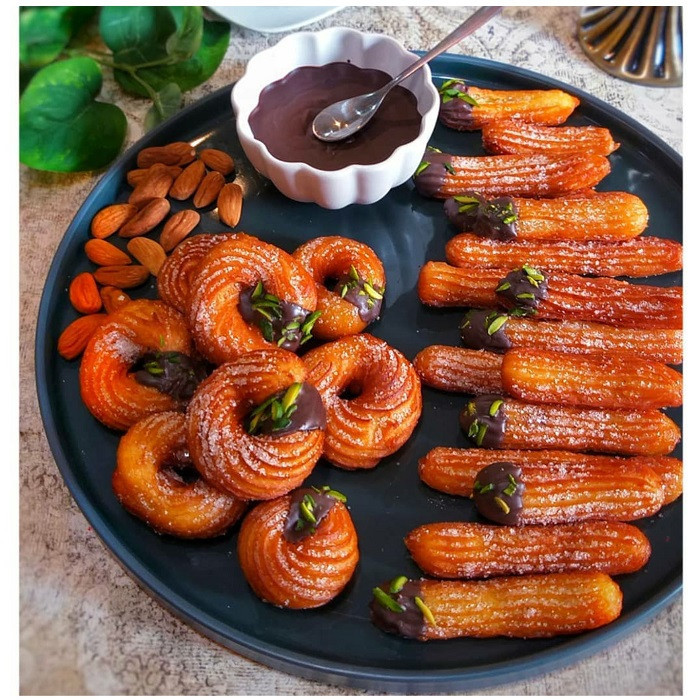 ماسوره شیرینی پزی به گز مدل بامیه بزرگ