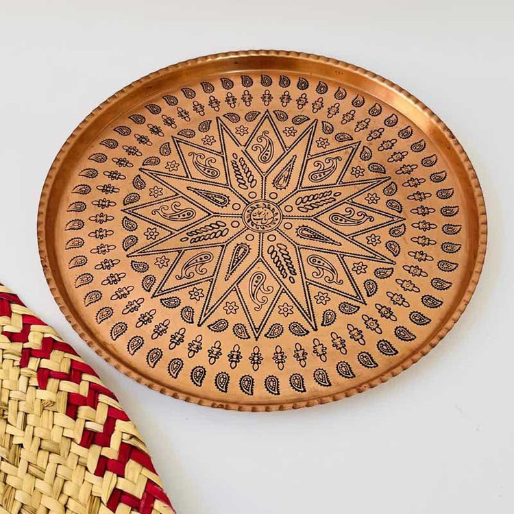 سینی مسی مدل گرد کد ZH45