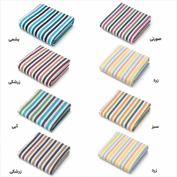 حوله حمام اِسپی توره مدل یزدی کد colors-01 سایز 180*95 سانتی متر