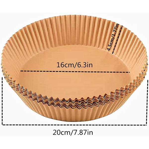 ورق نسوز شیرینی پزی مدل Air Fryer Pad Paper بسته 50 عددی