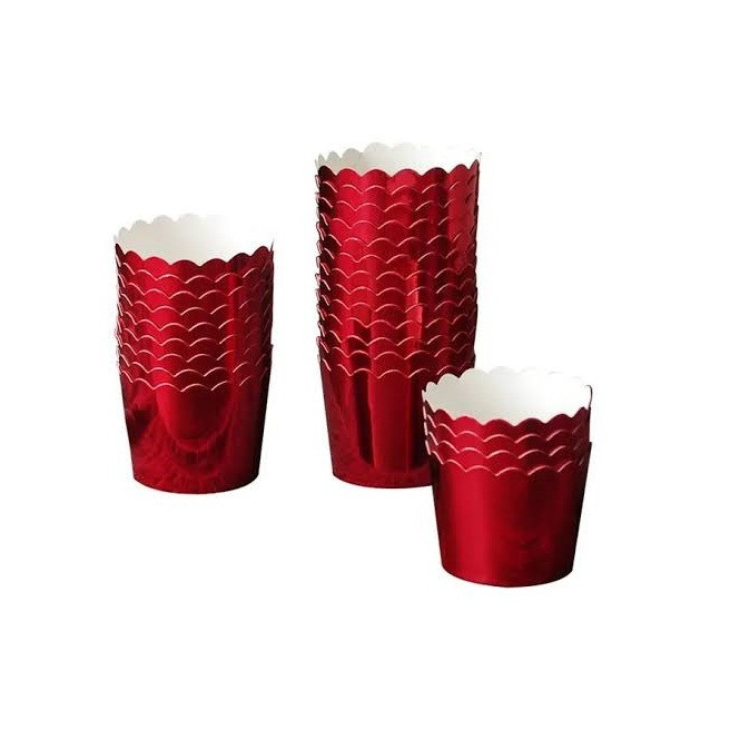 کپسول کاپ کیک مدل لیزری مجموعه 50 عددی