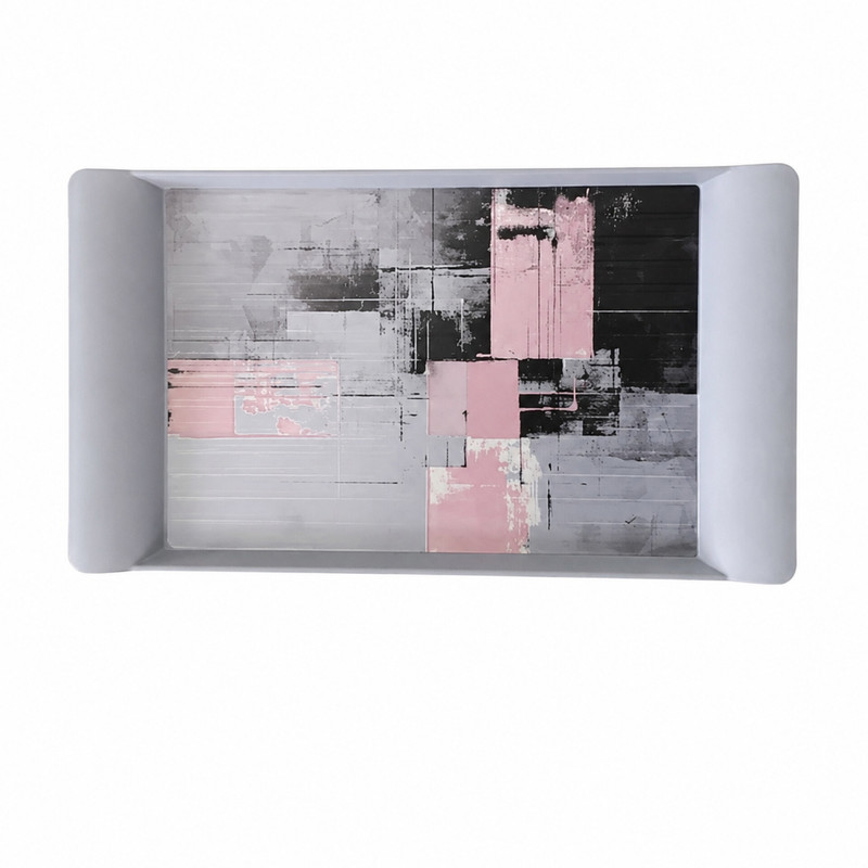 سینی دسته دار کد ۱۲۰-۱ سایز 36x20 سانتی متر